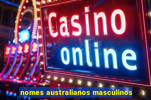 nomes australianos masculinos